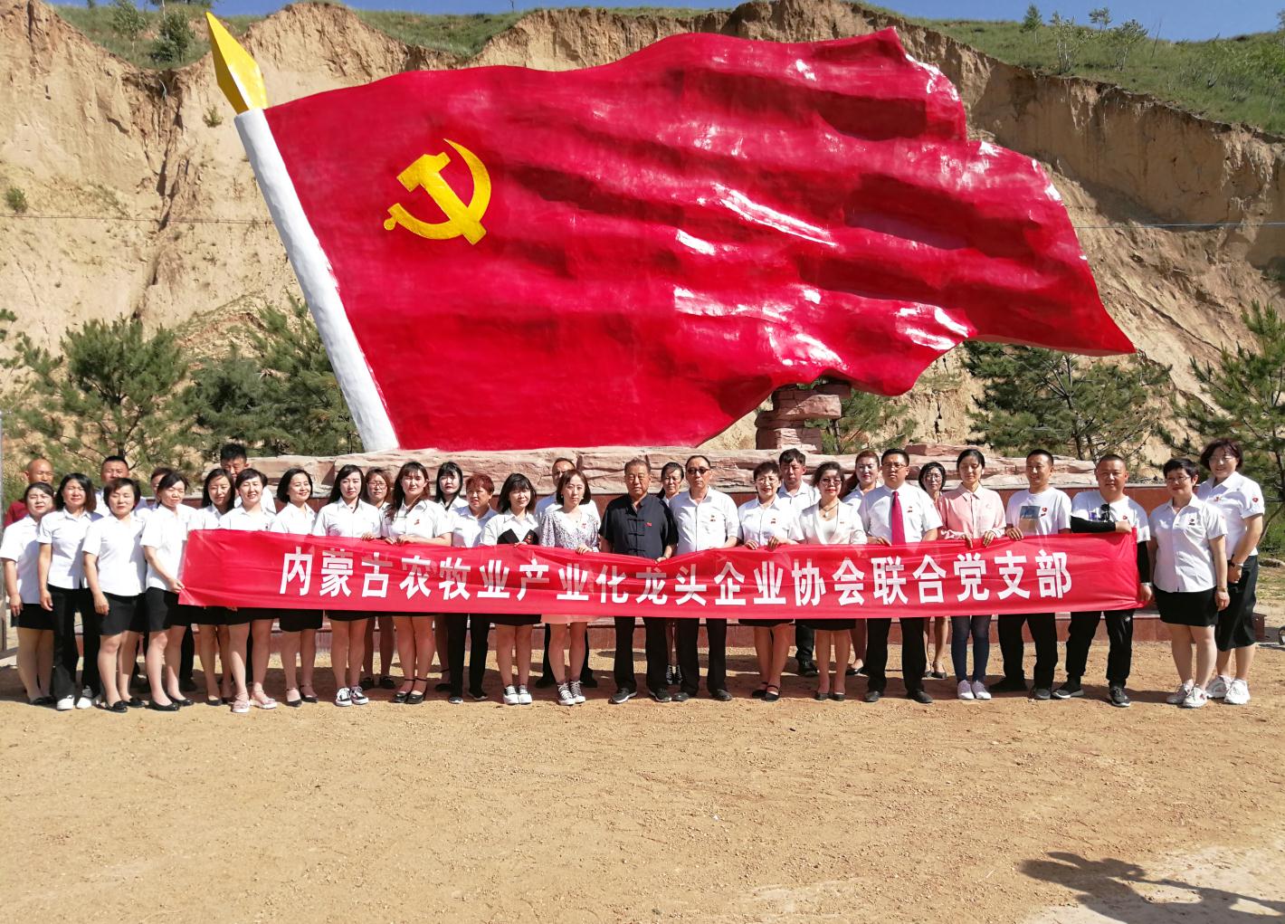 內蒙古農牧業(yè)產(chǎn)業(yè)化龍頭企業(yè)協(xié)會走進石人灣村開展“辦實事、解難題，送溫暖，傳黨恩”公益活動