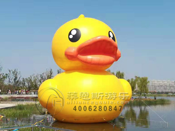 充气大黄鸭气模漂浮造型